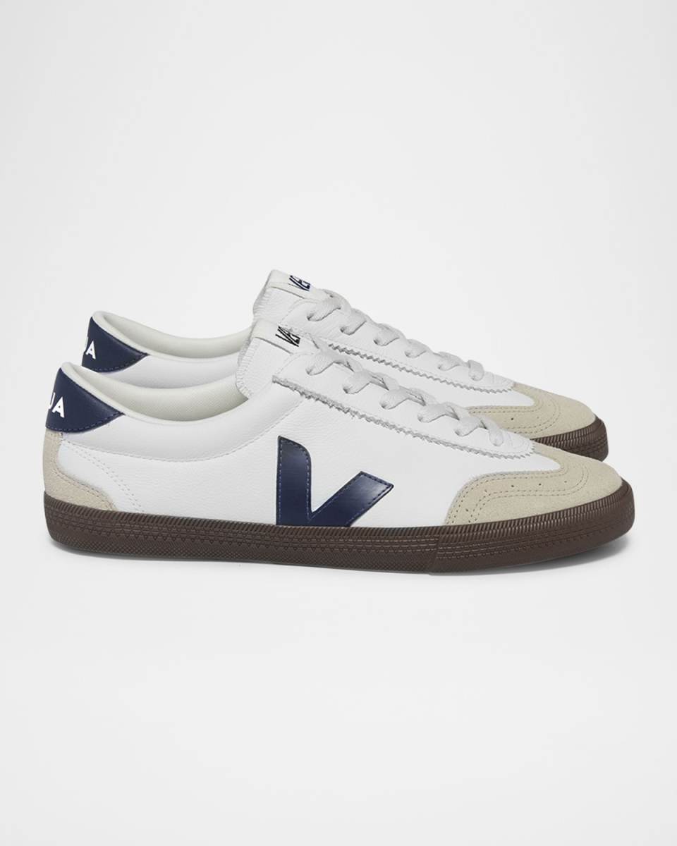 Volley Tricolored Low-Top Court Sneakers